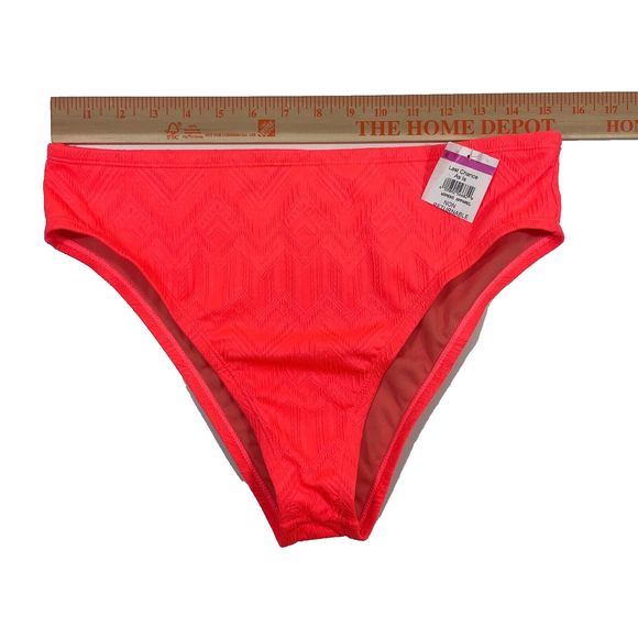 VYB NORDSTROM BOTTOMS BRIGHT/NEON PINK NEW SWIM SUIT WOMEN'S SZ L NWOT‎ - Picture 5 of 8